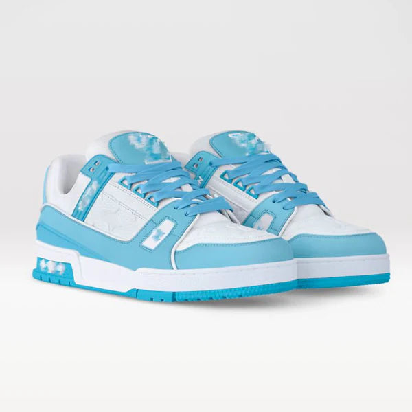 Trainer Low White Sky Blue